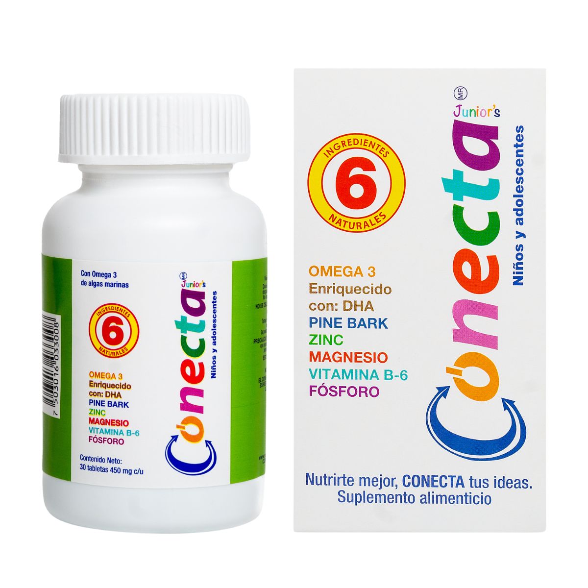 Conecta Junior's 60 tabletas - Conecta Suplemento Alimenticio